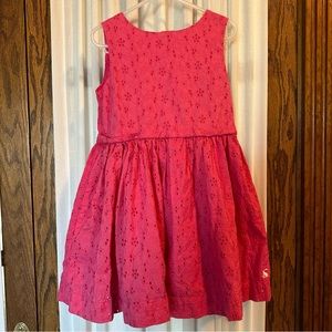 Joules Pink Eyelet Sleeveless Dress